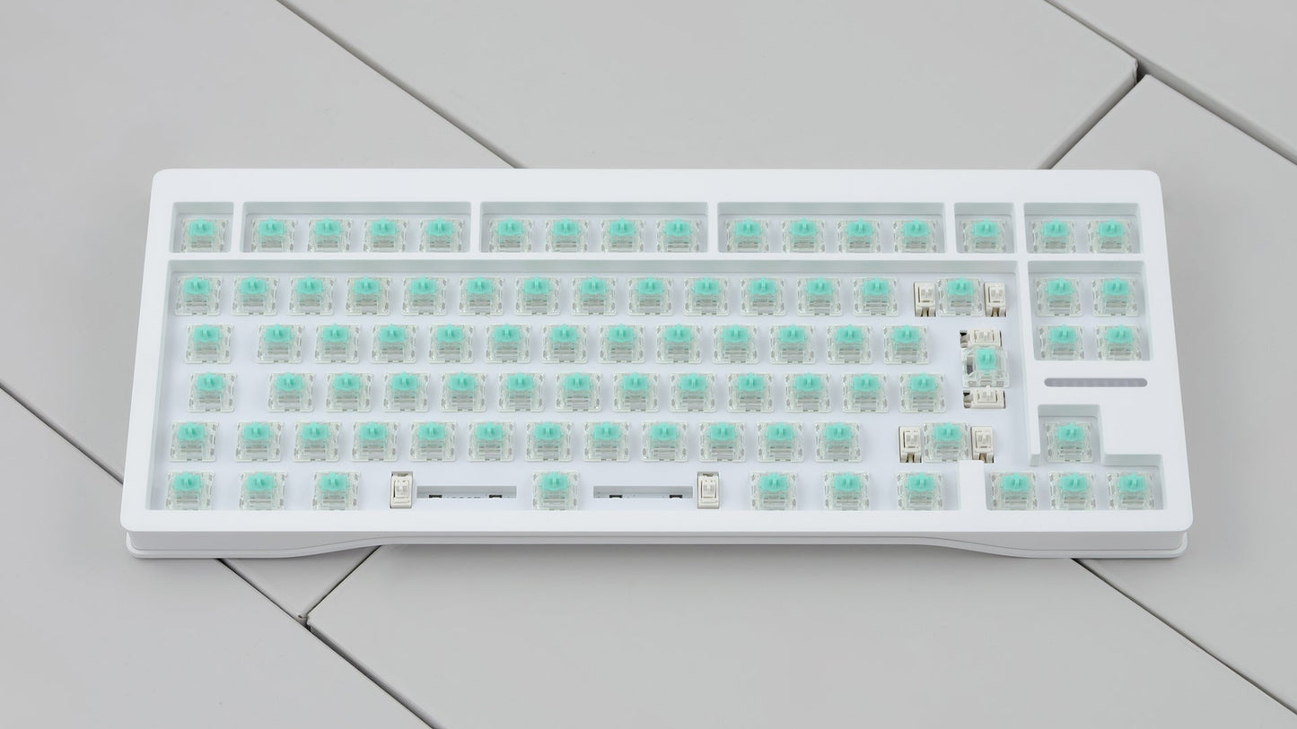 Wooting 80HE white zinc V1