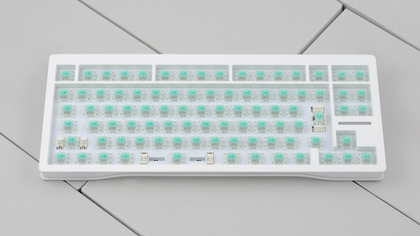 Wooting 80HE white zinc V1